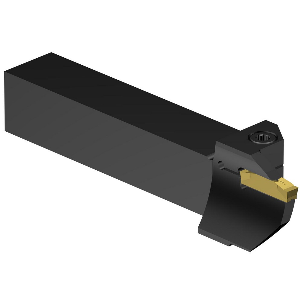 Indexable Grooving Toolholders; Toolholder Type: Face Grooving ; Insert Seat Size: 6 ; Hand of Holder: Left Hand ; Maximum Depth of Cut (Decimal Inch): 0.7090 ; Maximum Depth of Cut (mm): 18.01 ; Minimum Groove Width (Decimal Inch): 0.2360