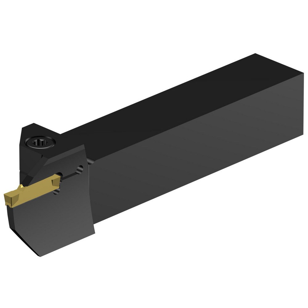 Indexable Grooving Toolholders; Toolholder Type: Face Grooving ; Insert Seat Size: 4 ; Hand of Holder: Right Hand ; Maximum Depth of Cut (Decimal Inch): 0.7090 ; Maximum Depth of Cut (mm): 18.01 ; Minimum Groove Width (Decimal Inch): 0.1570