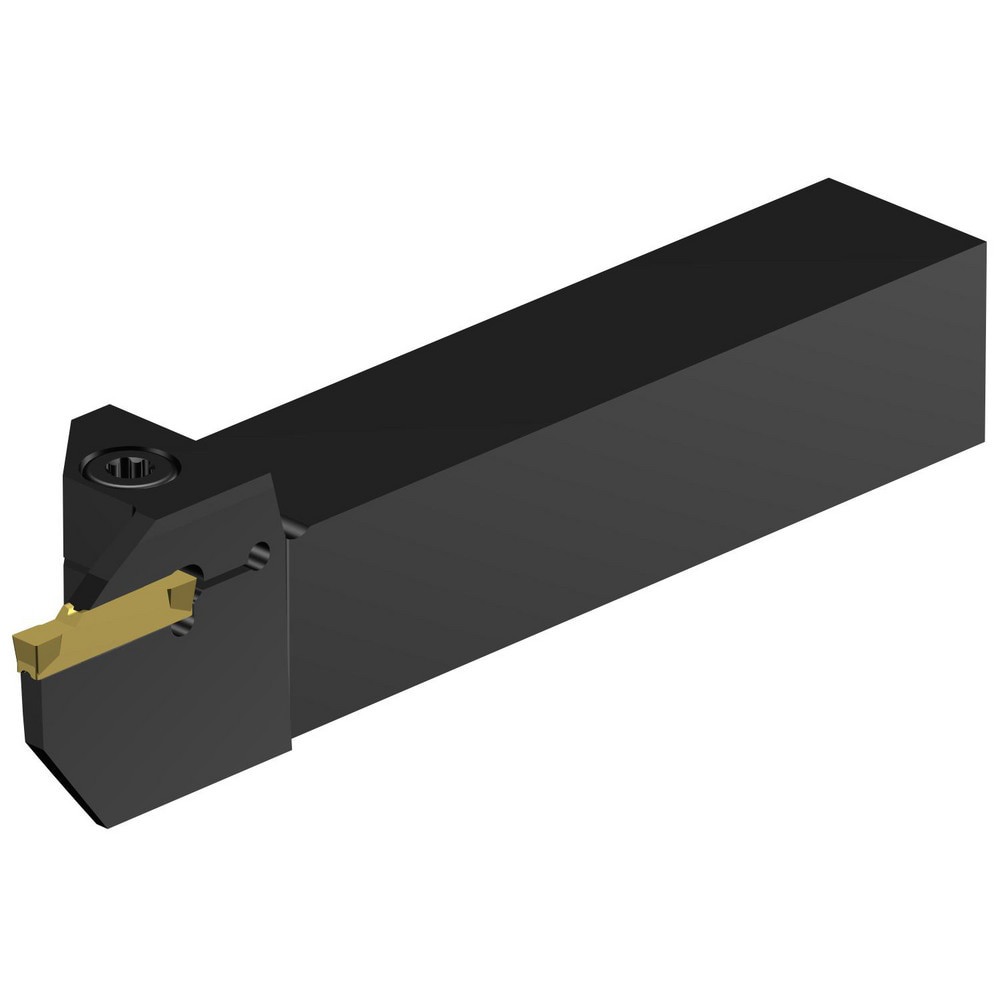 Indexable Grooving Toolholders; Toolholder Type: Face Grooving ; Insert Seat Size: 4 ; Hand of Holder: Right Hand ; Maximum Depth of Cut (Decimal Inch): 0.7090 ; Maximum Depth of Cut (mm): 18.01 ; Minimum Groove Width (Decimal Inch): 0.1570