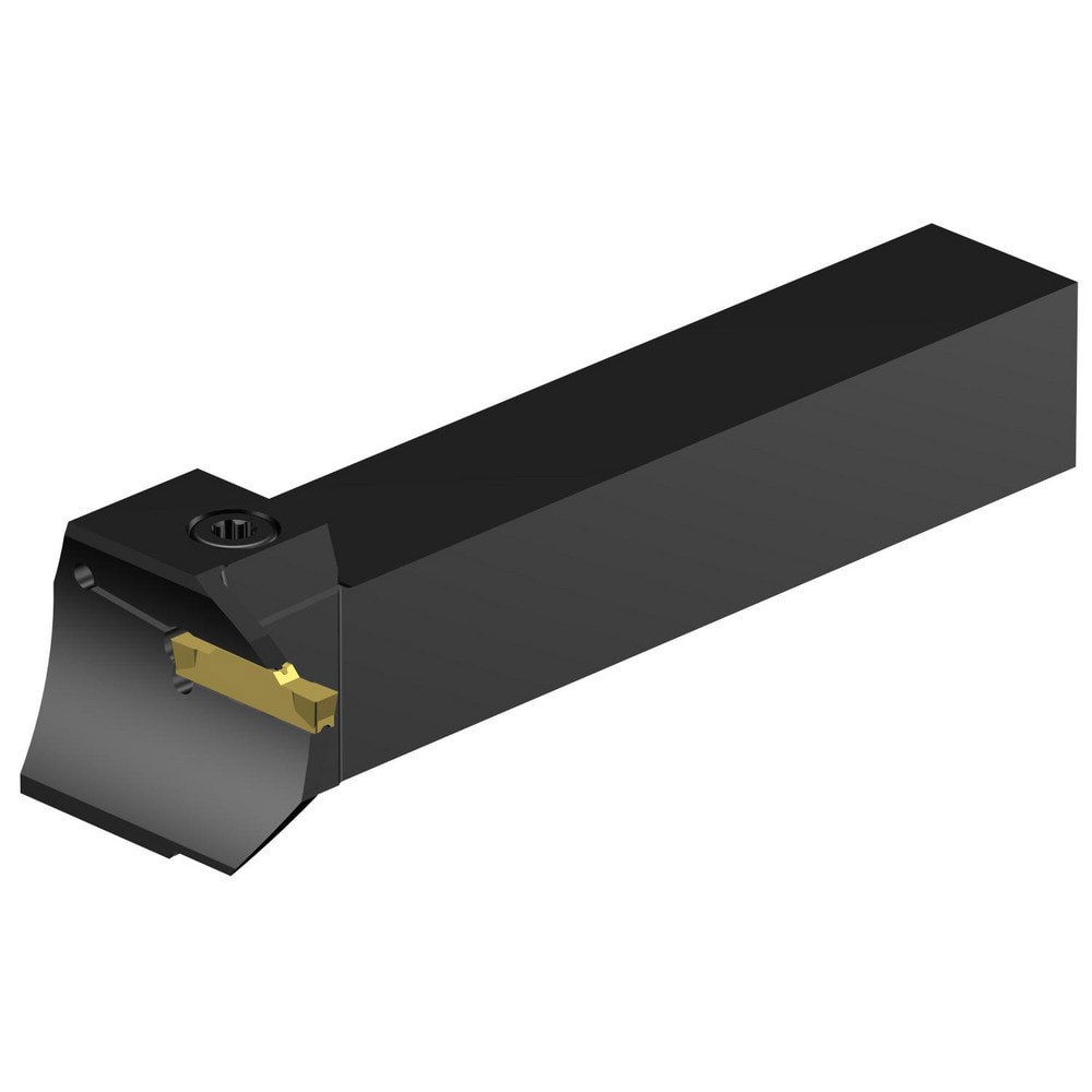 Indexable Grooving Toolholders; Toolholder Type: Face Grooving ; Insert Seat Size: 4 ; Hand of Holder: Right Hand ; Maximum Depth of Cut (Decimal Inch): 0.7090 ; Maximum Depth of Cut (mm): 18.01 ; Minimum Groove Width (Decimal Inch): 0.1570