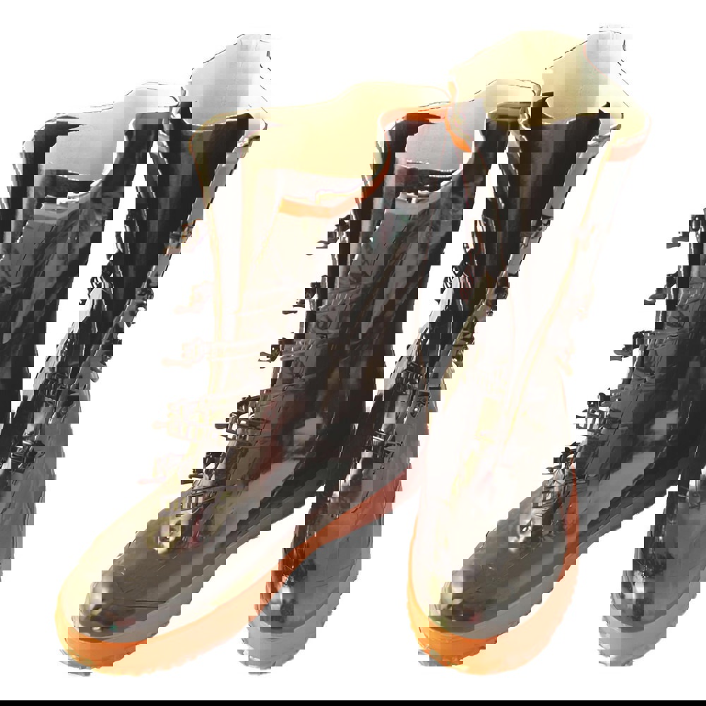 Work Boot: Size 9, Rubber, Rubber Toe, Over The Sock & Concrete Placer