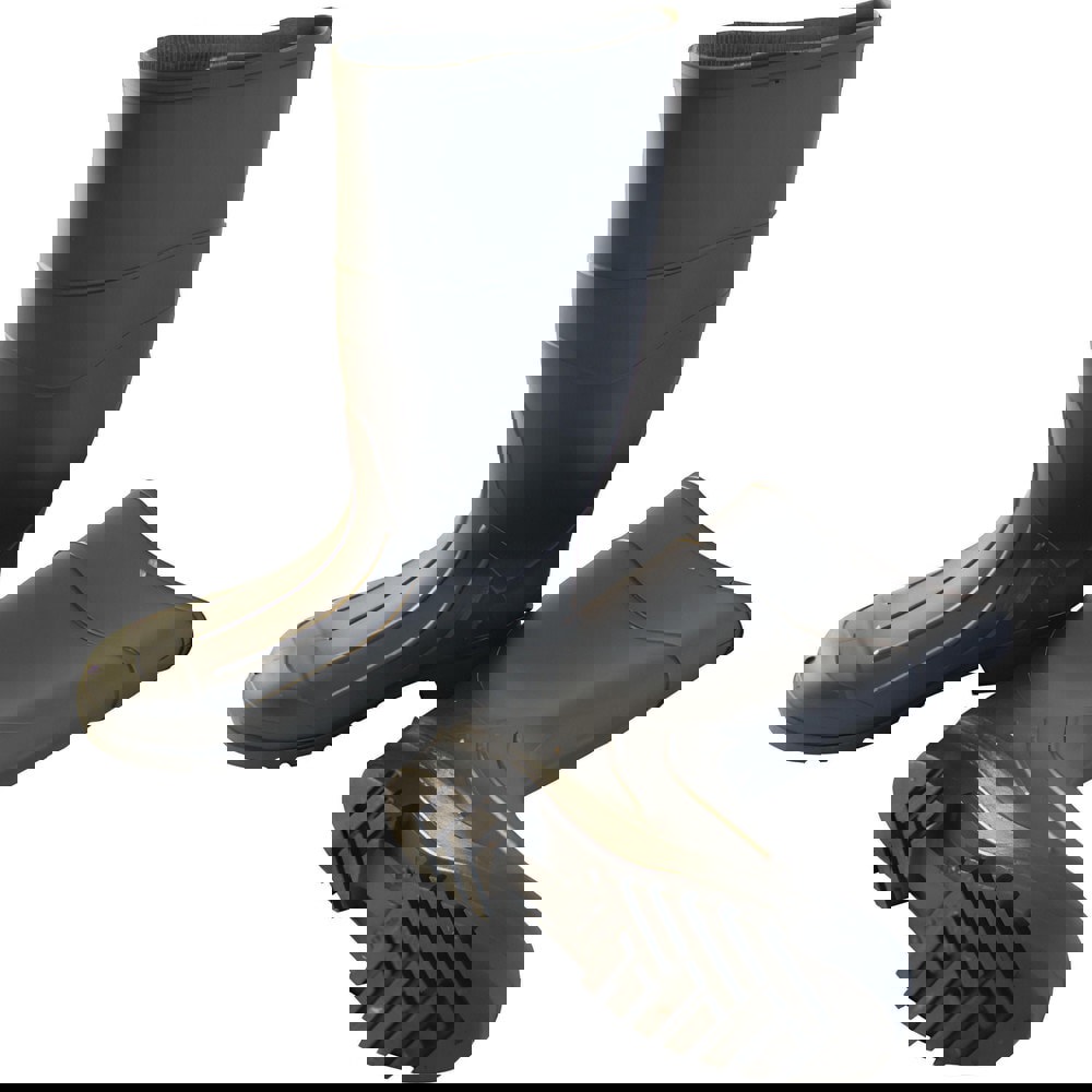 Work Boot: Size 12, Rubber, Rubber Toe, Over The Sock & Concrete Placer