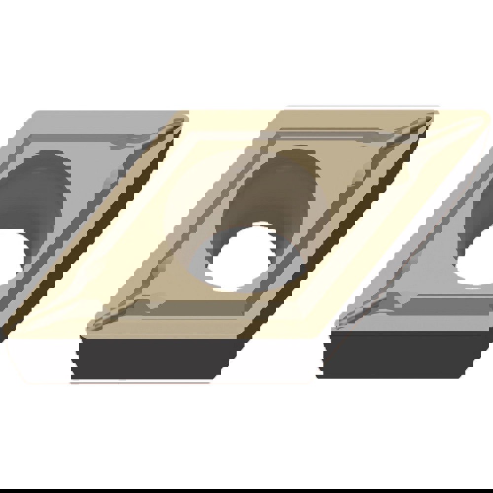 Turning Inserts; Relief Angle: 7.000 ; Insert Style: DCMT ; Corner Radius (mm): 0.40 ; Corner Radius (Inch): 1/64 ; Corner Radius (Decimal Inch): 0.0156 ; Included Angle: 55.00