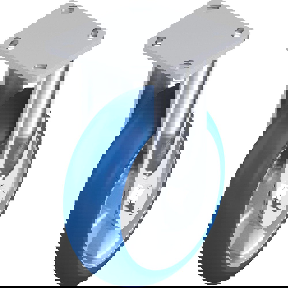 Top Plate Casters; Mount Type: Plate ; Number of Wheels: 1.000 ; Wheel Diameter (Inch): 8 ; Wheel Material: Polyurethane ; Wheel Width (Inch): 2 ; Wheel Color: Light Brown