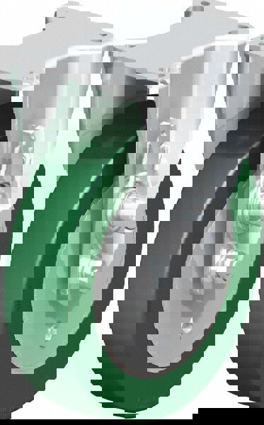 Rigid Top Plate Caster: Polyurethane-Elastomer Blickle Softhane, 8