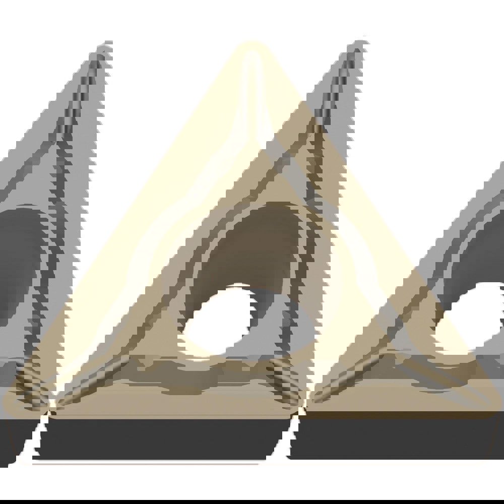 Turning Inserts; Relief Angle: 7.000 ; Insert Style: TCMT ; Corner Radius (mm): 0.40 ; Corner Radius (Inch): 1/64 ; Corner Radius (Decimal Inch): 0.0156 ; Included Angle: 60.00