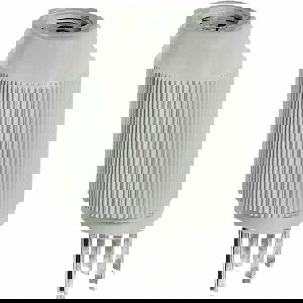 Straight Blade Plug: Industrial, 15-30P, 250VAC, Black & White