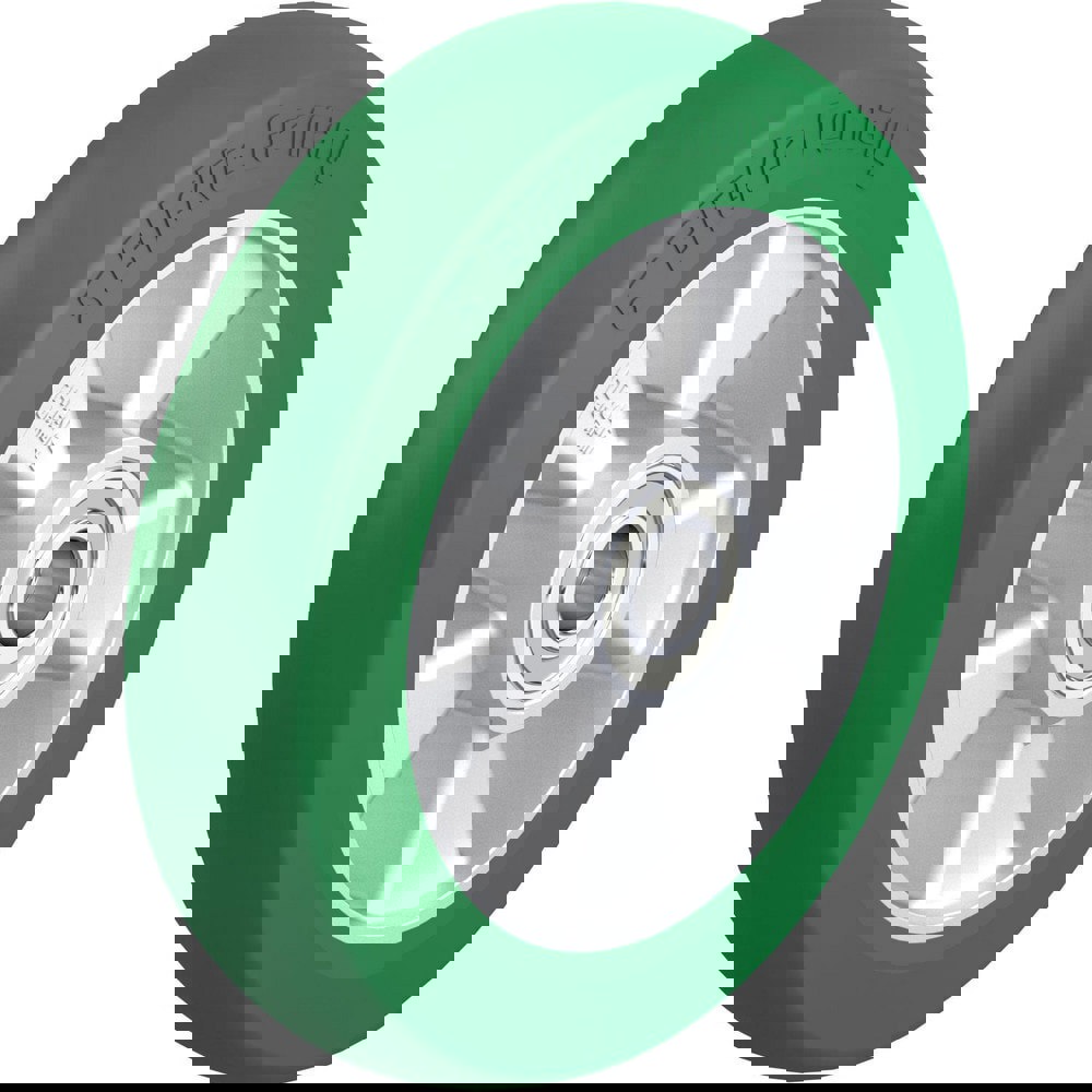 Caster Wheels; Wheel Type: Rigid; Swivel ; Wheel Diameter (Inch): 8 ; Bearing Type: Ball ; Wheel Width (Inch): 2 ; Wheel Core Material: Die-Cast Aluminium ; Wheel Material: Polyurethane