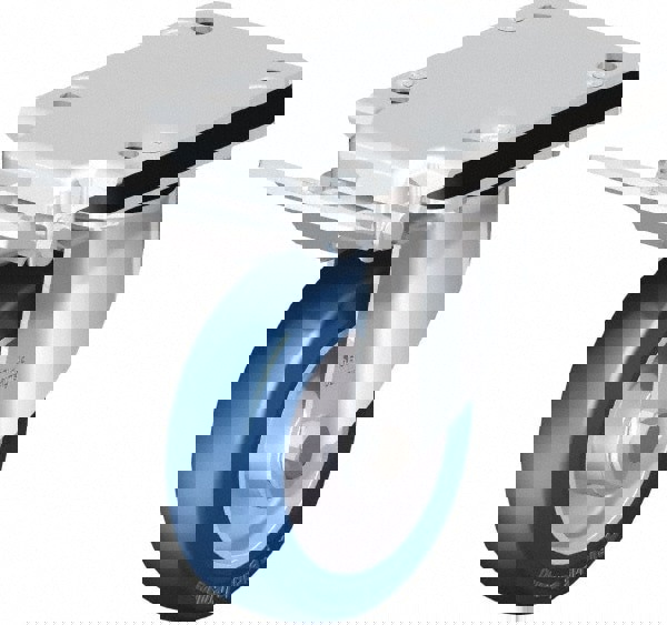 Swivel Top Plate Caster: Polyurethane-Elastomer Blickle Besthane, 5