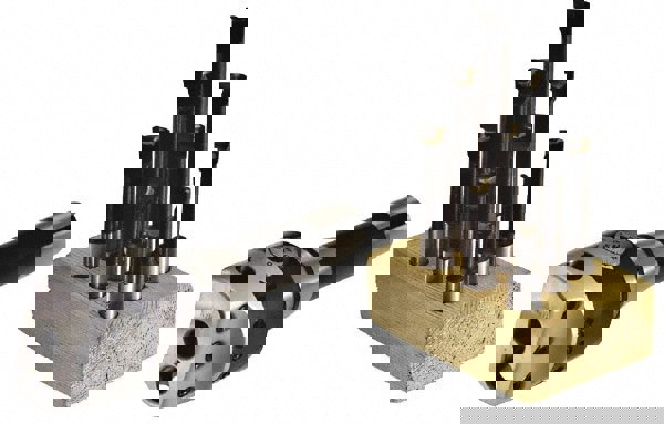 4 Inch Body, 1 Inch Boring Bar Hole Diameter, Manual Offset Boring Head