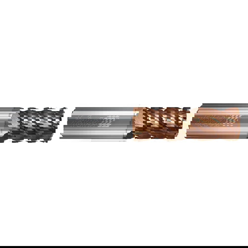 High-Feed End Mills; Mill Diameter (Inch): 1/4 ; Mill Diameter (Decimal Inch): 0.2500 ; Program Radius (Decimal Inch): 0.0314 ; Number of Flutes: 4 ; Material: Solid Carbide ; Finish/Coating: Tplus