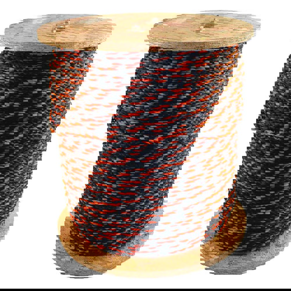 Rope; Rope Construction: Twisted ; Material: Polypropylene ; Work Load Limit: 800lb ; Rope Diameter (Fractional Inch): 5/8 ; Color: Black; Red ; Length Ft.: 600