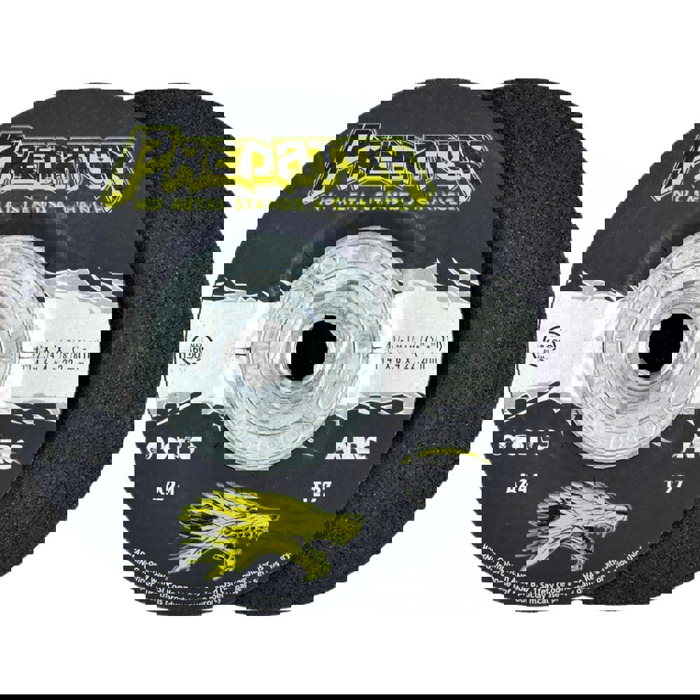 Depressed-Center Wheels; Wheel Diameter (Inch): 4-1/2 ; Wheel Thickness (Inch): 1/4 ; Hole Size: 5/8 (Inch); Hole Thread Size: 5/8-11 ; Wheel Type: Type 27 ; Abrasive Material: Ceramic Alumina