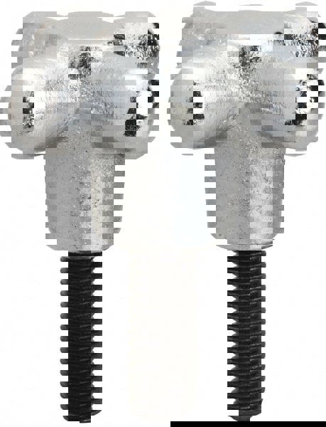 4 Prong Spoked Knob: 2-1/2