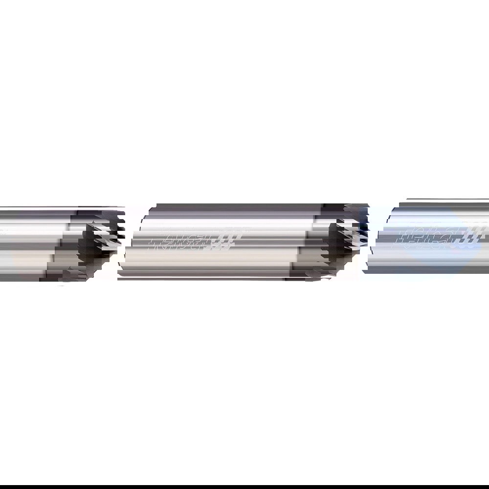 Chamfer Mills; Included Angle: 100.00 ; Chamfer Mill Material: Solid Carbide ; Cutter Head Diameter (Decimal Inch): 0.1250 ; End Type: Single ; Shank Diameter (Decimal Inch): 0.1250 ; Shank Diameter (Inch): 1/8