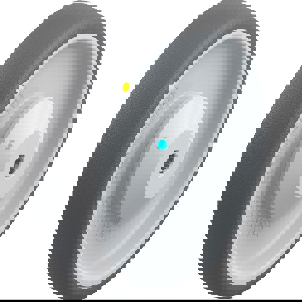 Caster Wheels; Wheel Type: Rigid; Swivel ; Wheel Diameter (Inch): 6-5/16 ; Bearing Type: Ball ; Wheel Width (Inch): 1-9/16 ; Wheel Core Material: Nylon ; Wheel Material: Polyurethane