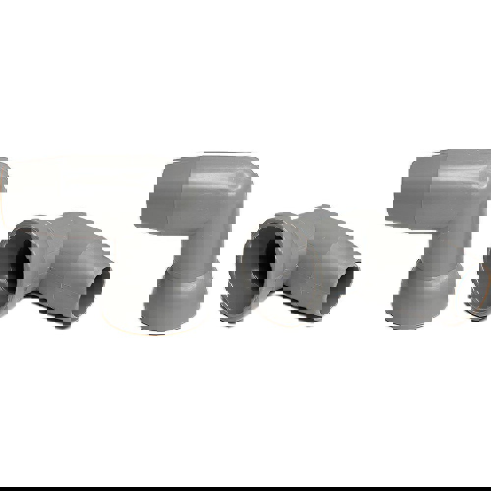 Coolant Hose Nozzles; Coolant Hose Nozzle Type: Nozzle ; Nozzle Style: 90 Deg Elbow ; Nozzle Diameter (Fractional Inch): 3/4 ; Acid-resistant: No ; Color: Light Gray ; Number Of Pieces: 2