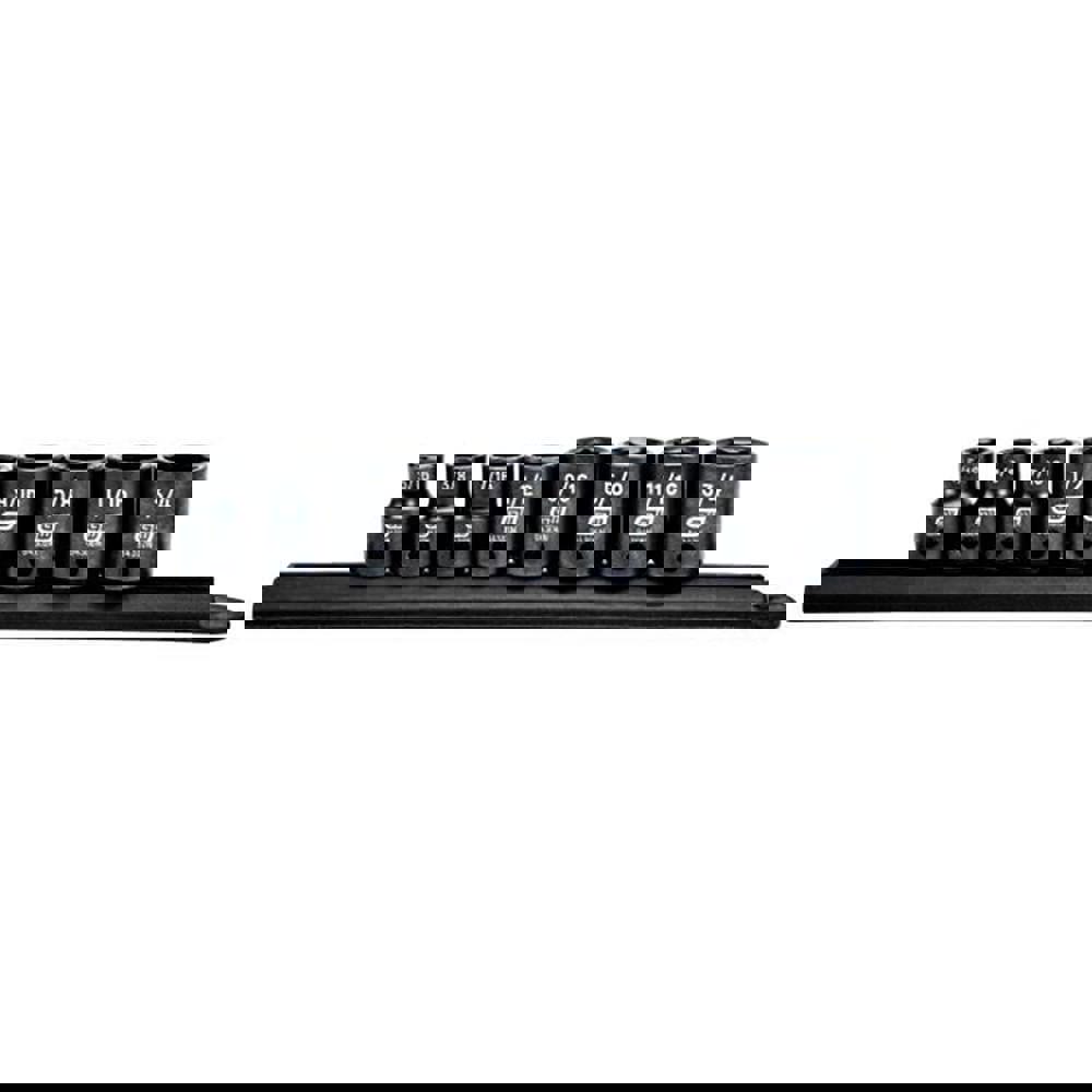 Impact Socket Set: 8 Pc, 3/8