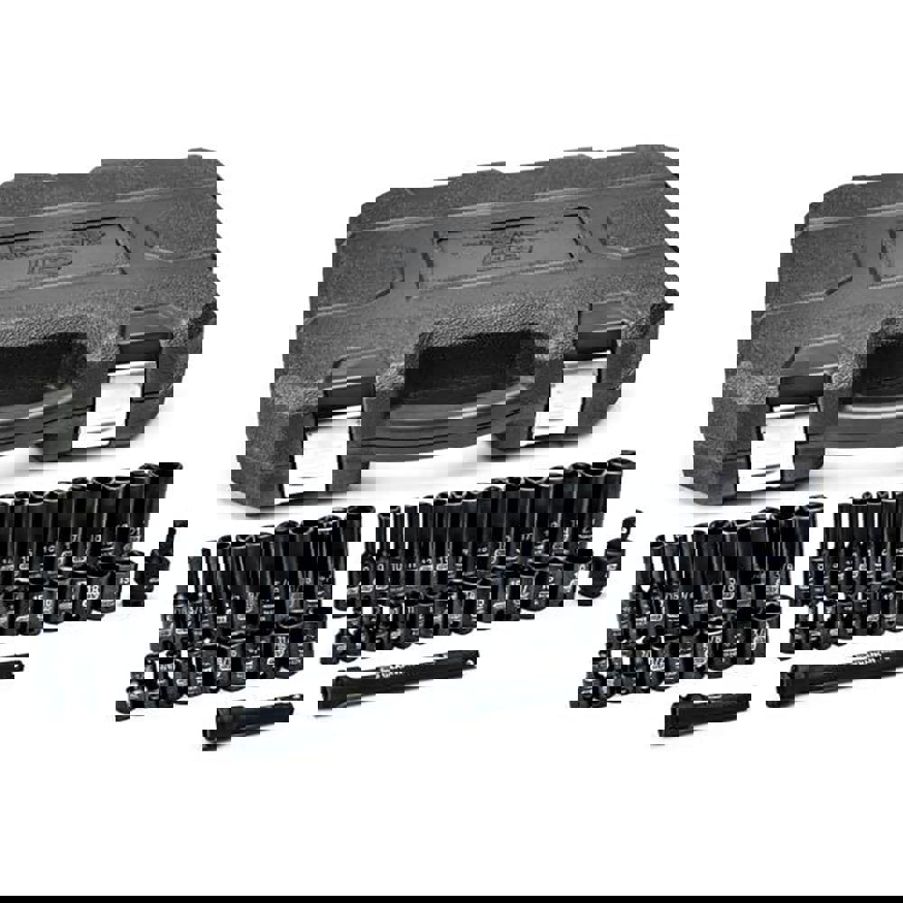 Deep Impact Standard Socket Set: 44 Pc, 3/8