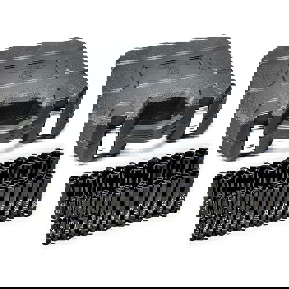 Deep Impact Socket Set: 29 Pc, 1/2