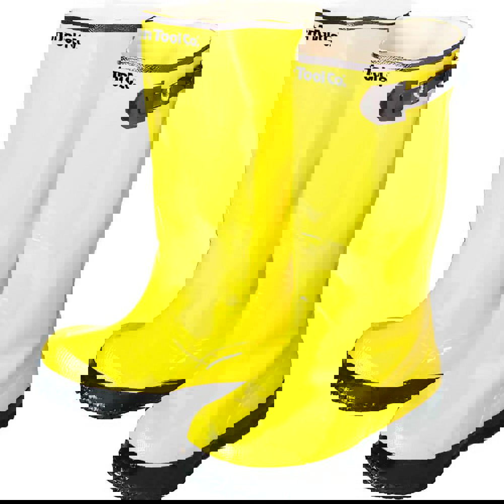 Work Boot: Size 18, Rubber, Plain Toe, Over The Sock