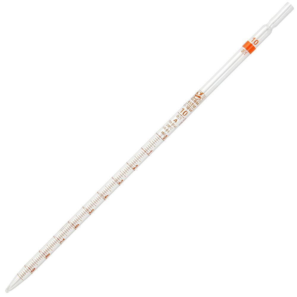 Beakers & Pipettes; Dispensing Type: Drop ; Volume Capacity: 10.0ml ; Pipette Material: Borosilicate Glass ; Color: Clear ; Labware Transparency: Transparent ; Graduations: Yes