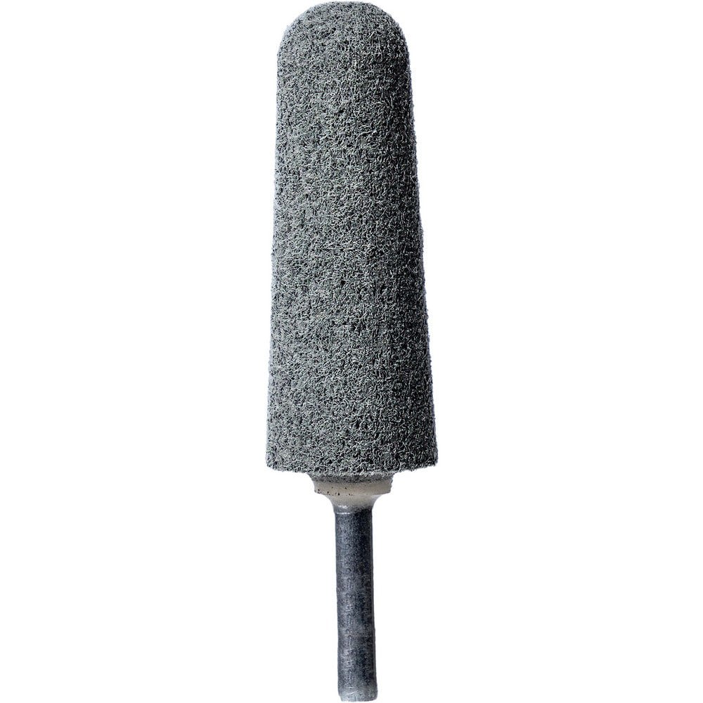 Mounted Points; Point Shape: Cone ; Point Shape Code: A3 ; Abrasive Material: Aluminum Oxide ; Tooth Style: Single Cut ; Grade: Medium Fine ; Bond Type: Unitized