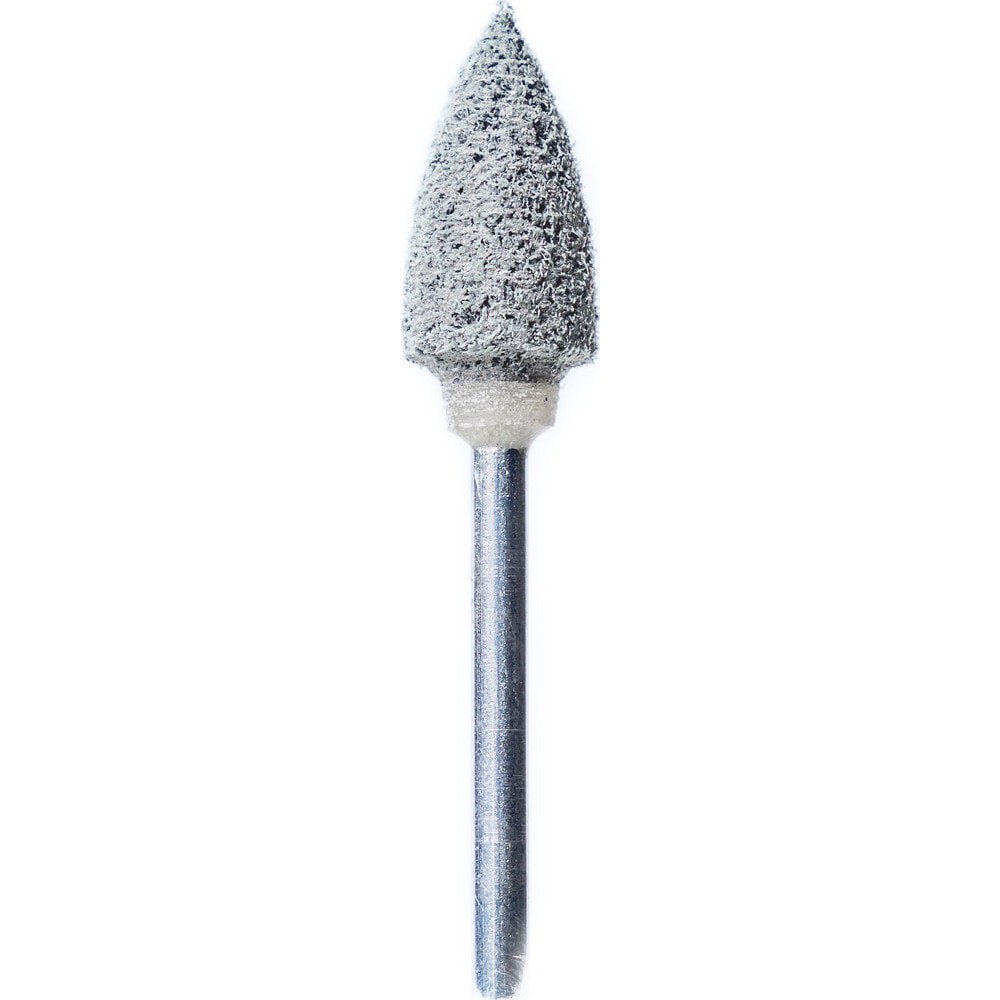 Mounted Points; Point Shape: Cone ; Point Shape Code: B52 ; Abrasive Material: Aluminum Oxide ; Tooth Style: Single Cut ; Grade: Medium Fine ; Bond Type: Unitized