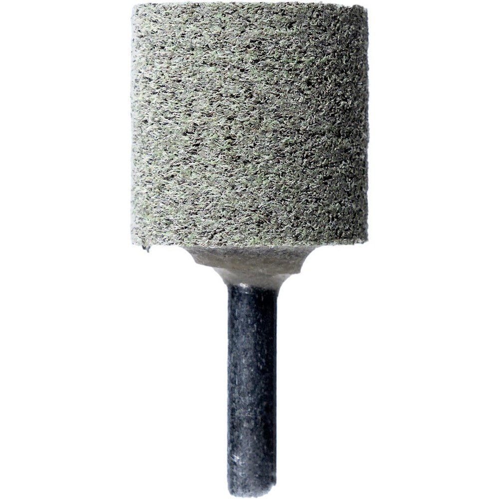Mounted Points; Point Shape: Cylinder ; Point Shape Code: W185 ; Abrasive Material: Aluminum Oxide ; Tooth Style: Single Cut ; Grade: Medium Fine ; Bond Type: Unitized