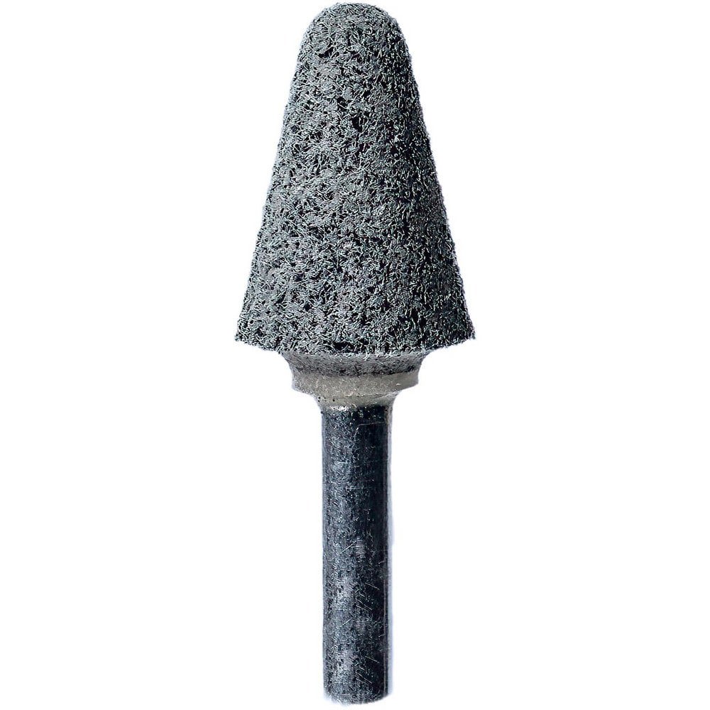 Mounted Points; Point Shape: Cone ; Point Shape Code: A5 ; Abrasive Material: Silicon Carbide ; Tooth Style: Single Cut ; Grade: Fine ; Bond Type: Unitized