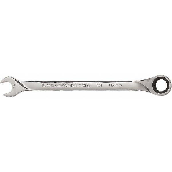 Combination Wrench: 16.00 mm Head Size, 15 deg Offset