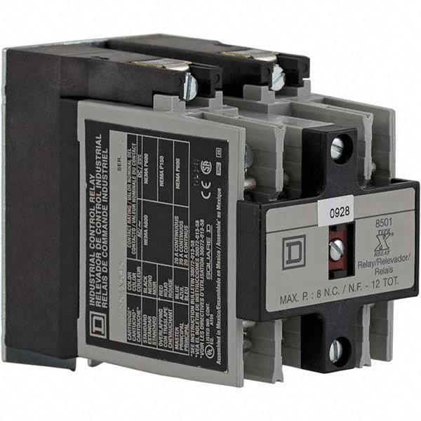 4NC/4NO, 600 VAC Control Relay