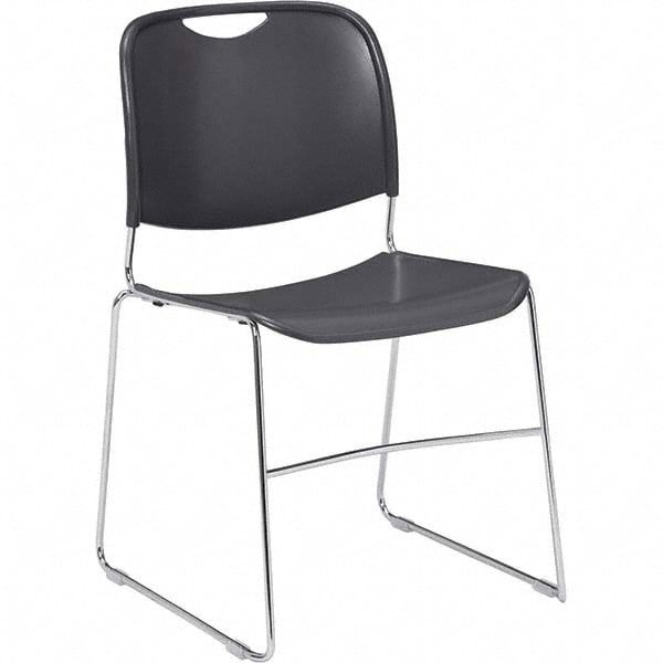 Polypropylene Grey Stacking Chair