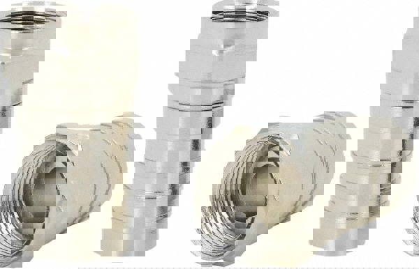 Straight, F Type Twist On Coaxial Connector