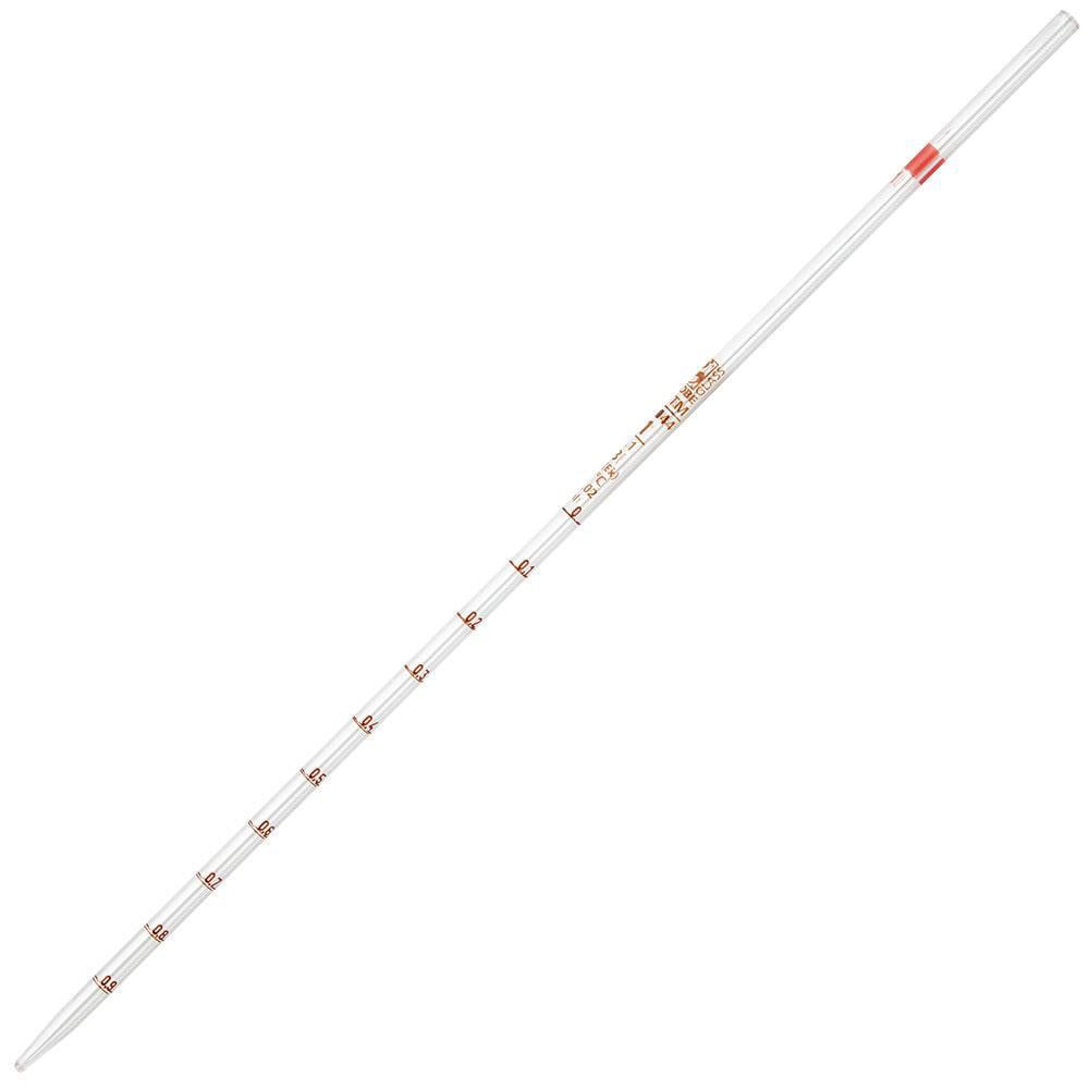 Beakers & Pipettes; Dispensing Type: Drop ; Volume Capacity: 1.0ml ; Pipette Material: Borosilicate Glass ; Color: Clear ; Labware Transparency: Transparent ; Graduations: Yes