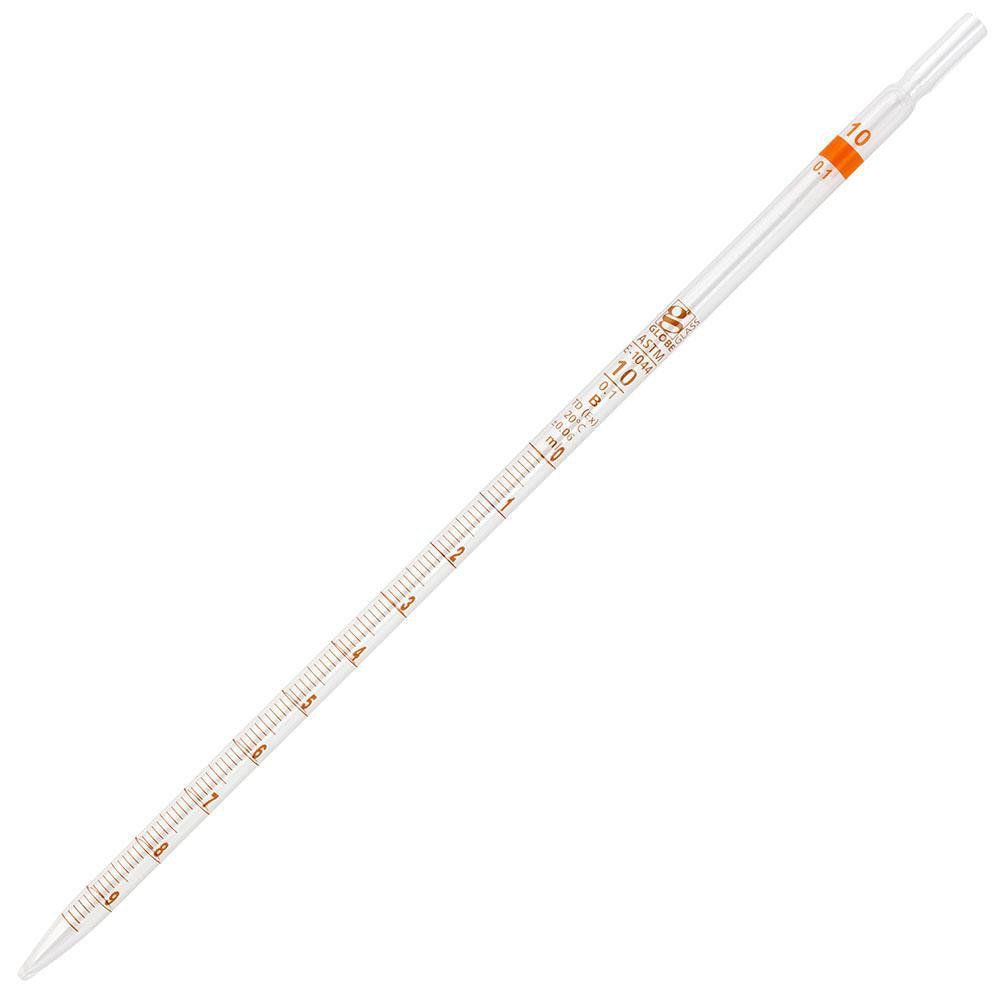 Beakers & Pipettes; Dispensing Type: Drop ; Volume Capacity: 10.0ml ; Pipette Material: Borosilicate Glass ; Color: Clear ; Labware Transparency: Transparent ; Graduations: Yes