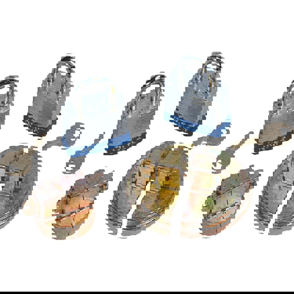 Drum Lock Down Handles; Type: Drum Lock ; Drum Compatibility: 55 Gal. Drums w/1 & 2 Holes ; Description: Drum Lock Set for Steel Drums, 1 set fits 2