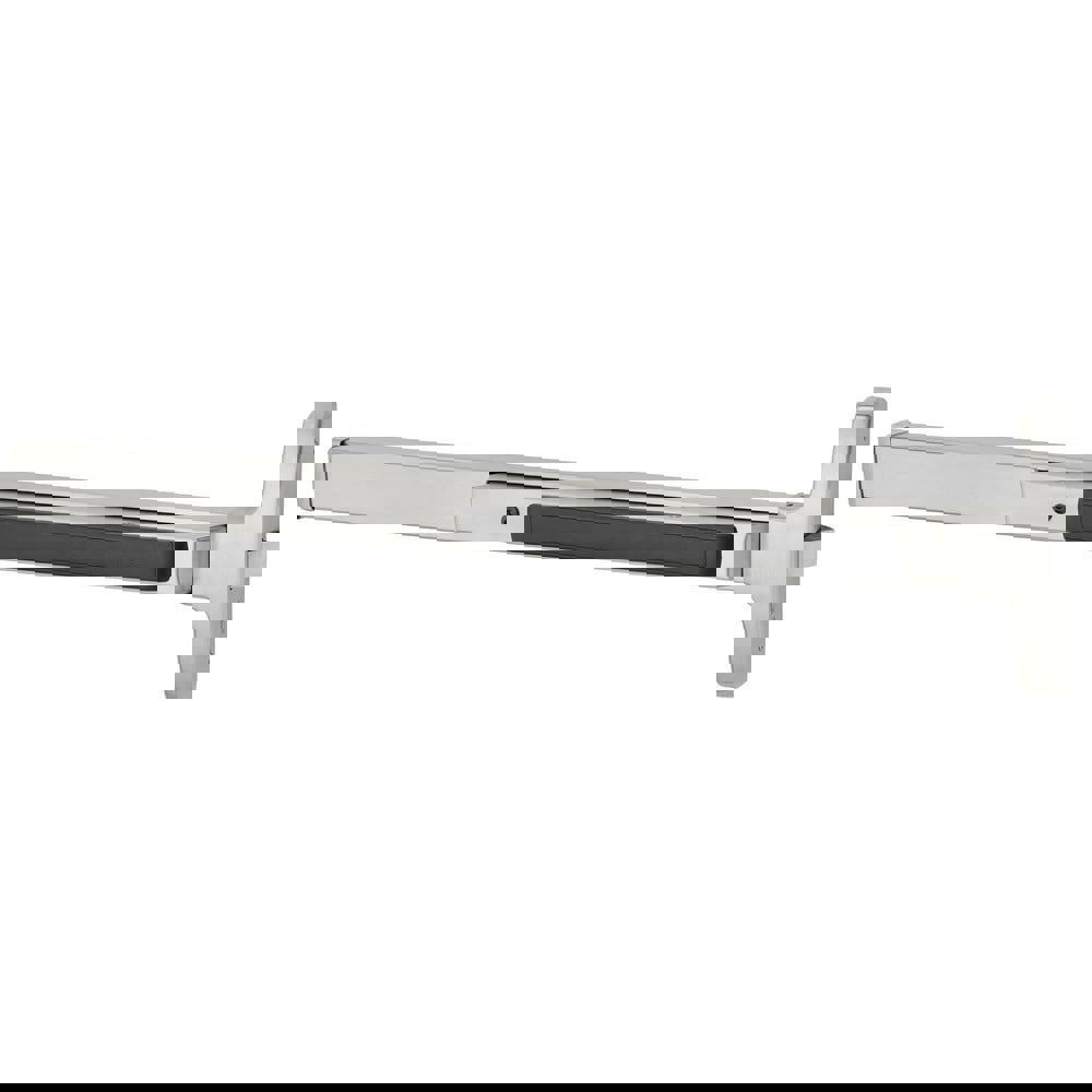 Push Bars; Material: Metal ; Locking Type: Exit Device Only ; Finish/Coating: Satin Stainless Steel ; Maximum Door Width: 3ft ; Minimum Door Width: 2.75ft ; Grade: 1