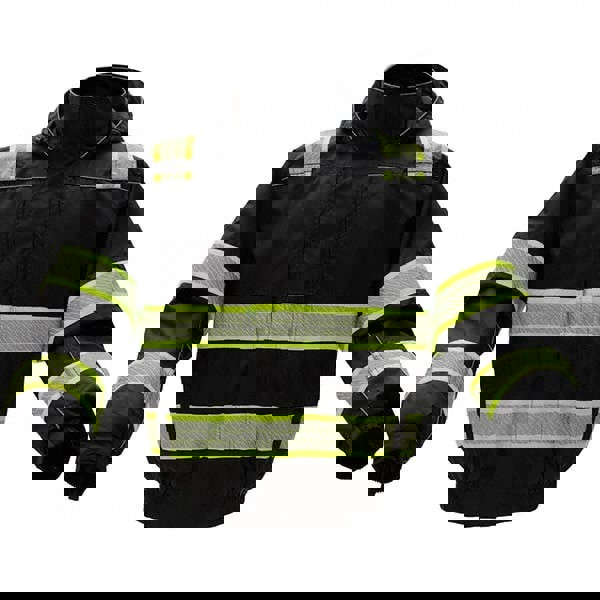 Rain Jacket: Size Medium, Black, Polyester