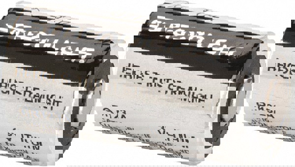 Standard Battery: Size CR123A, Lithium-ion