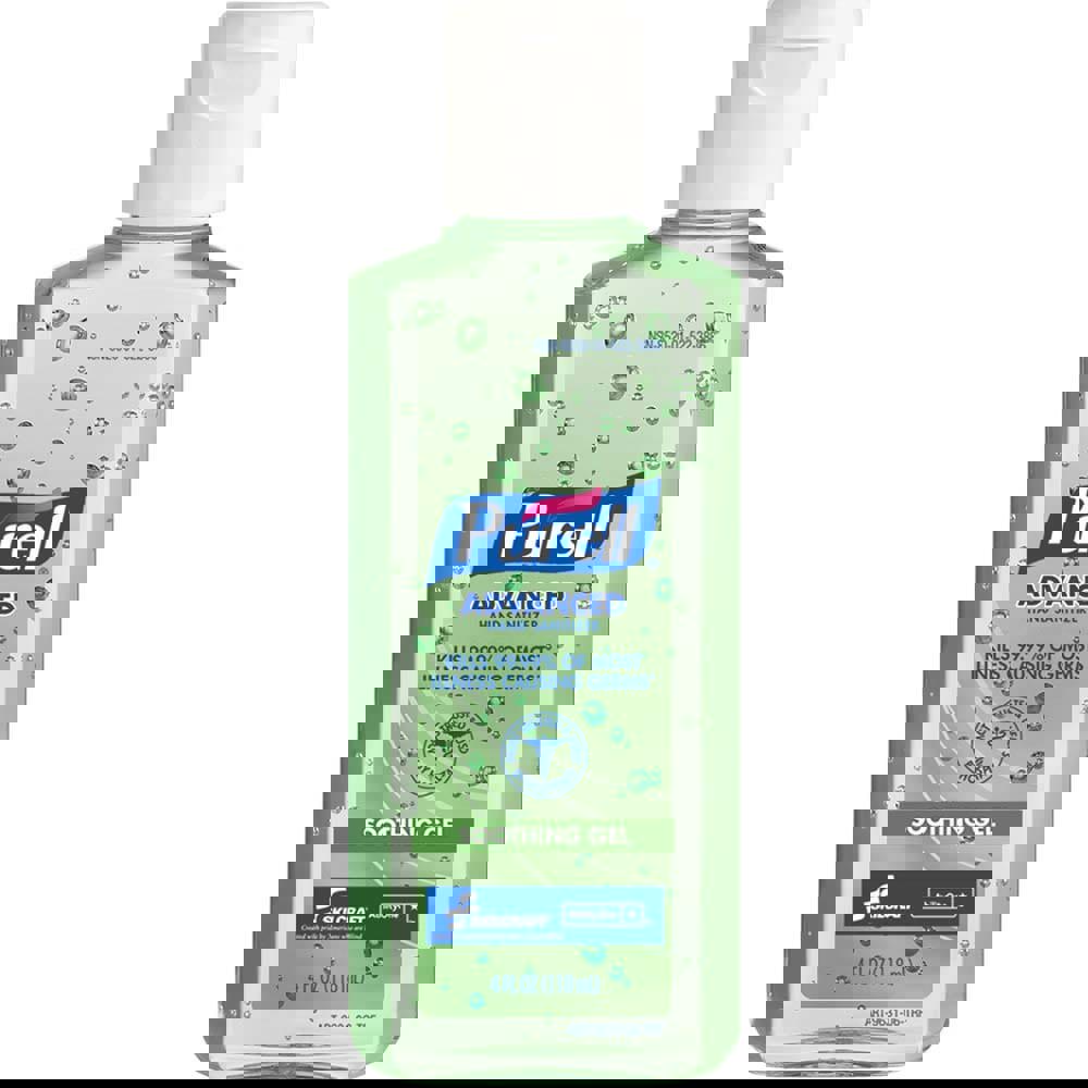 Hand Sanitizer: Gel, 4 oz Bottle, Contains Alcohol