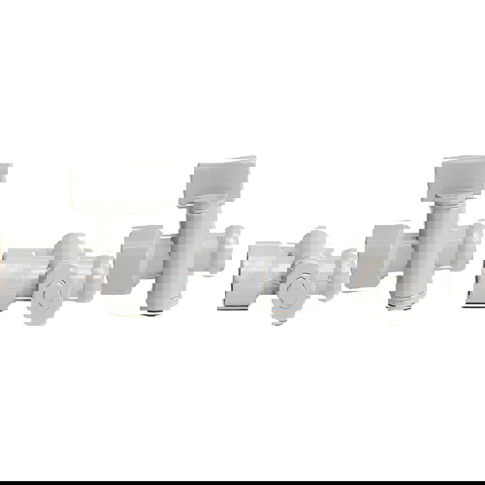 Coolant Hose Valves; Hose Inside Diameter (Inch): 1/4 ; System Size: 0.25in ; Connection Type: Male Snap-Loc x Female ; Body Material: POM ; Thread Size: 1/4in ; Number Of Pieces: 2