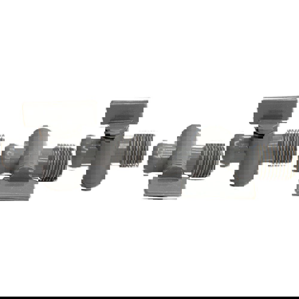 Coolant Hose Valves; Hose Inside Diameter (Inch): 1/4 ; System Size: 0.25in ; Connection Type: Male Snap-Loc x Male ; Body Material: POM ; Thread Size: 1/4in ; Number Of Pieces: 10