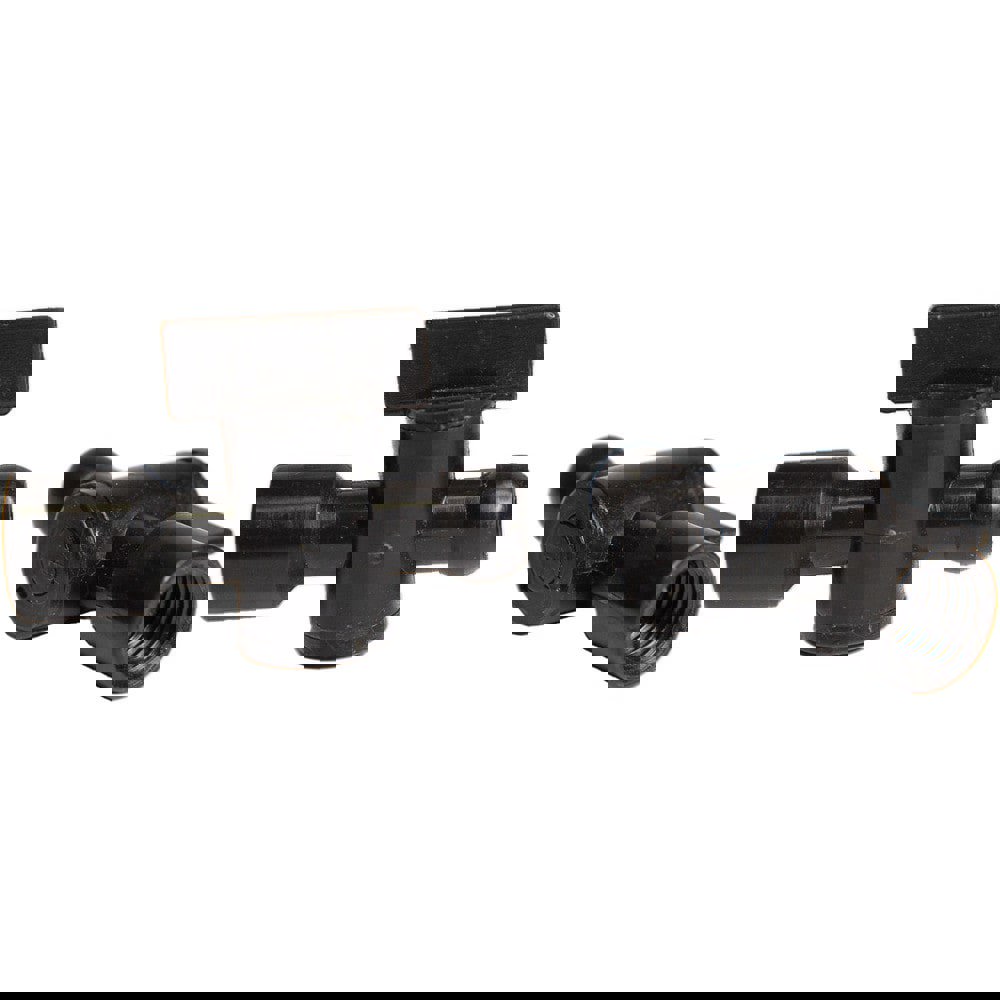 Coolant Hose Valves; Hose Inside Diameter (Inch): 1/4 ; System Size: 0.25in ; Connection Type: Male Snap-Loc x Female ; Body Material: POM ; Thread Size: 1/4in ; Number Of Pieces: 2