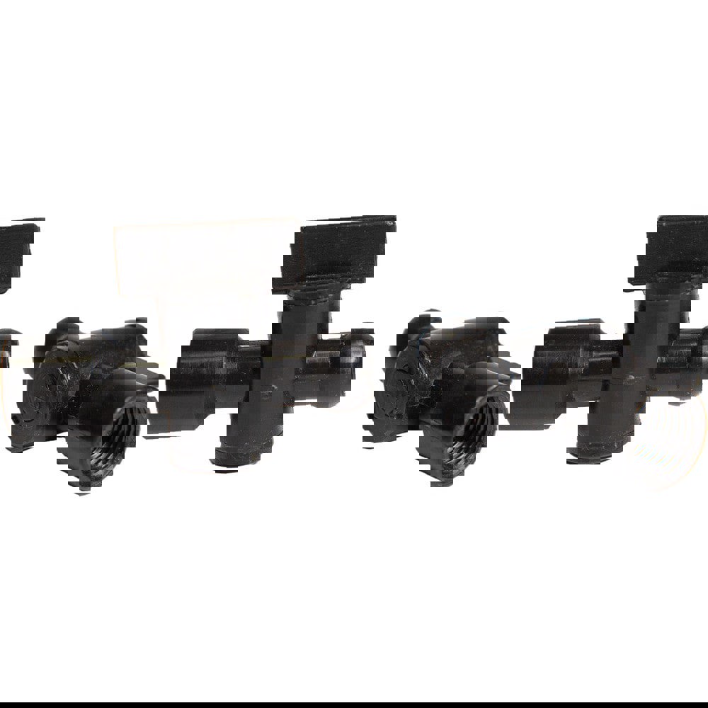 Coolant Hose Valves; Hose Inside Diameter (Inch): 1/4 ; System Size: 0.25in ; Connection Type: Male Snap-Loc x Female ; Body Material: POM ; Thread Size: 1/4in ; Number Of Pieces: 1