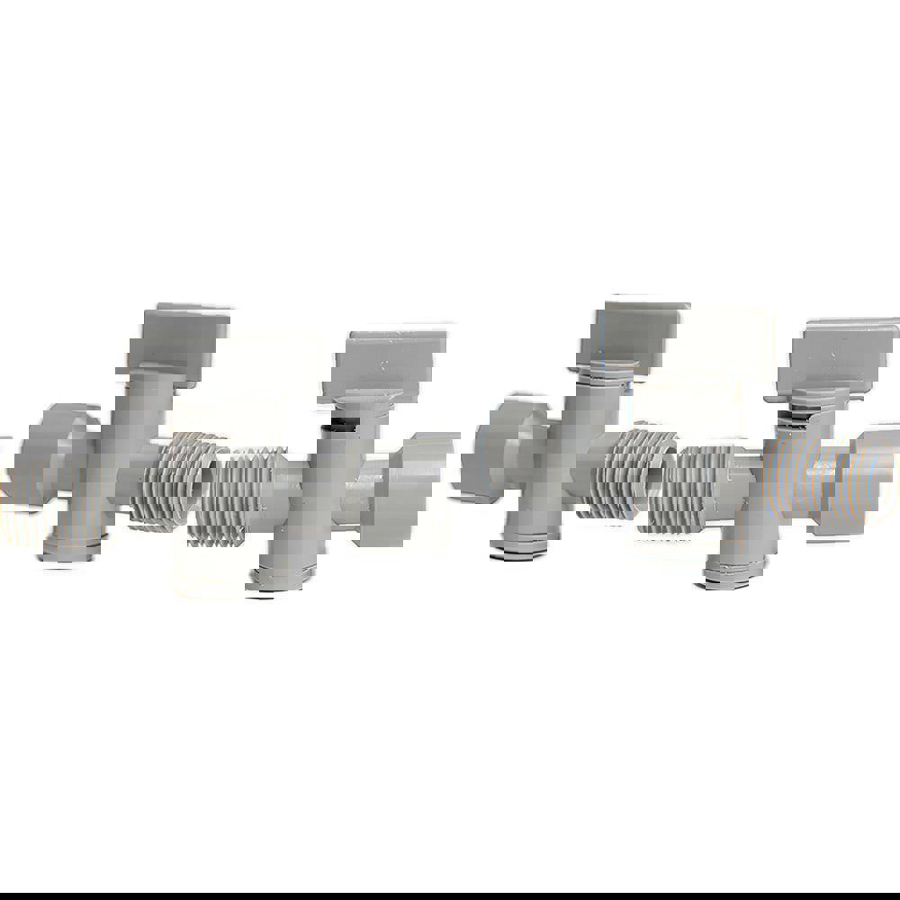 Coolant Hose Valves; Hose Inside Diameter (Inch): 1/4 ; System Size: 0.25in ; Connection Type: Male x Female ; Body Material: POM ; Thread Size: 1/4in ; Number Of Pieces: 1