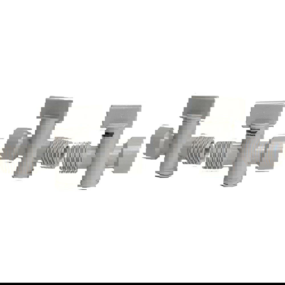 Coolant Hose Valves; Hose Inside Diameter (Inch): 1/4 ; System Size: 0.25in ; Connection Type: Male x Female ; Body Material: POM ; Thread Size: 1/4in ; Number Of Pieces: 10