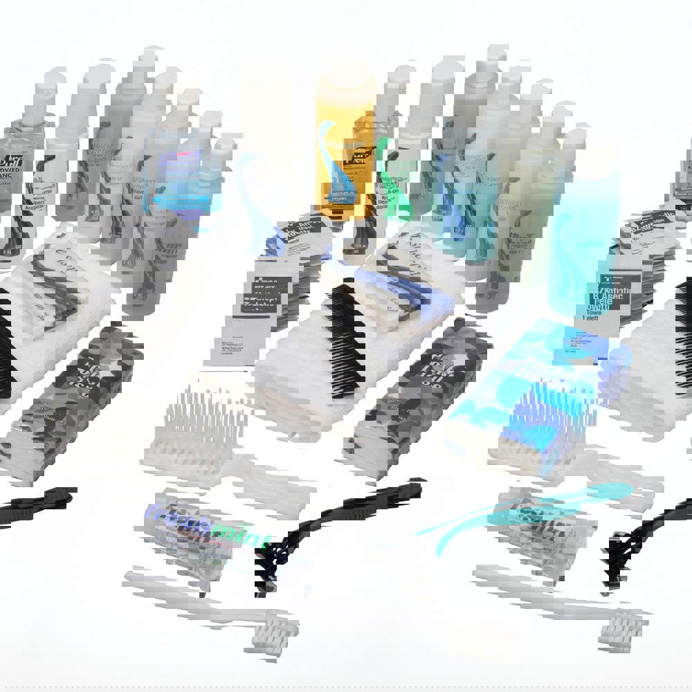 Toiletries; Type: EMERGENCY PERSONAL HYGIENE REPLENISHMENT KIT ; UNSPSC Code: 53131600