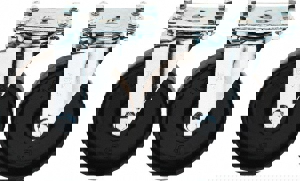 Swivel Top Plate Caster: Polypropylene, 5