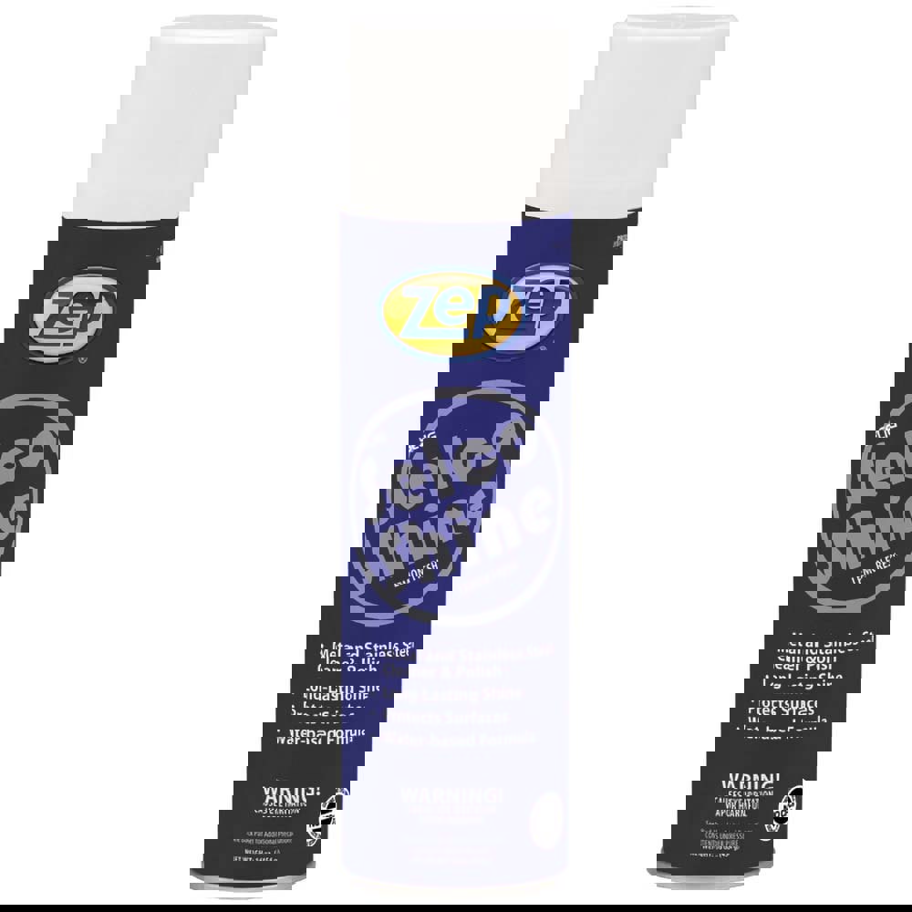 Stainless Steel Cleaner & Polish: 16 fl oz Aerosol Can, Lemon Scent